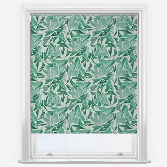 Sonova Studio Morphed Love Teal Roller Blind