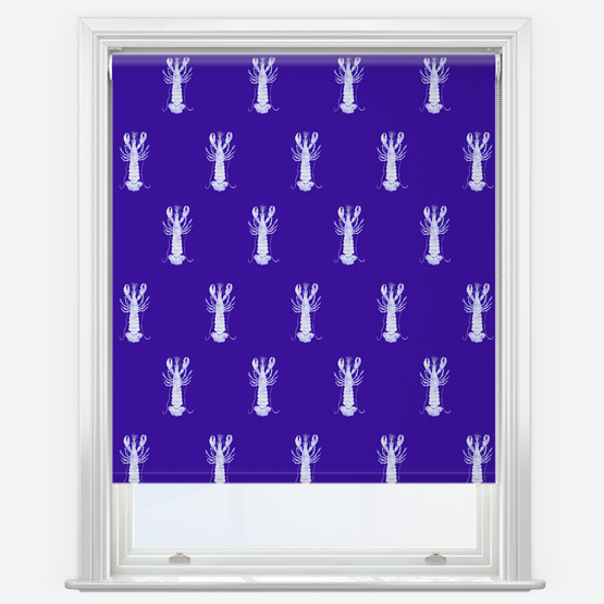 Sonova Studio Mr Lobster Electric Blue Roller Blind