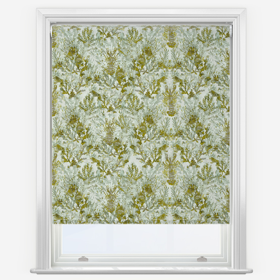 Sonova Studio Nautical Nirvana Algae Green Roller Blind