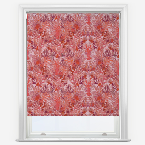 Sonova Studio Nautical Nirvana Red Coral Roller Blind