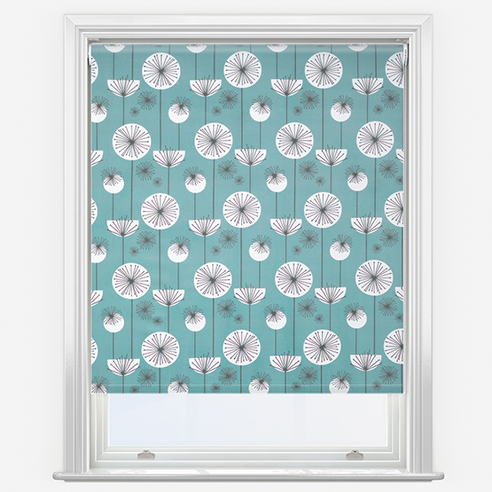 Sonova Studio Nordic Pods Teal   Roller Blind