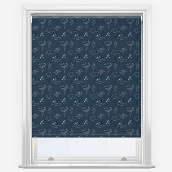 Sonova Studio Nordic Tree Midnight Blue Roller Blind