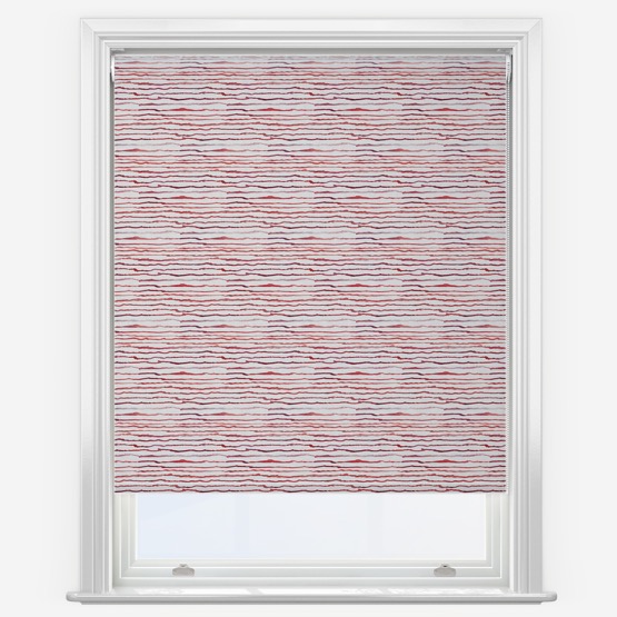 Sonova Studio Ogawa Red Roller Blind