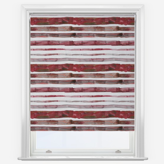 Sonova Studio Panorama Red Roller Blind