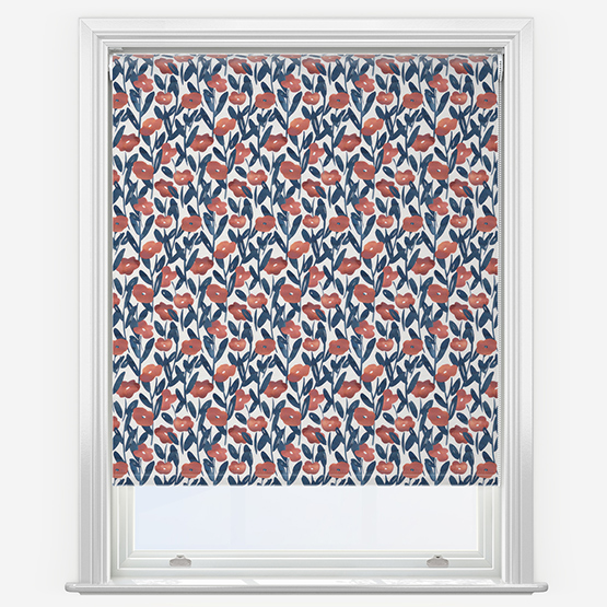 Sonova Studio Poppy Pasture Blood Orange Roller Blind