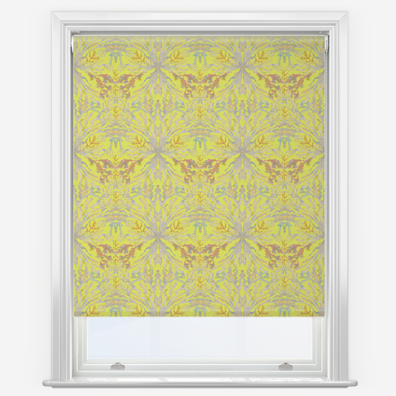 Sonova Studio Royal Reef Multi Chartreuse Roller Blind