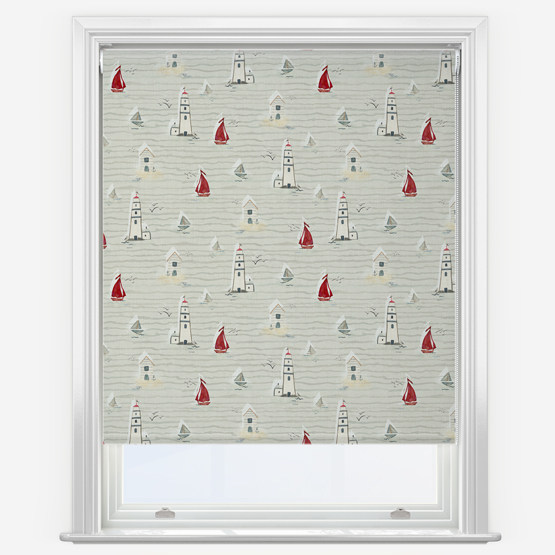 Sonova Studio Sea Breeze Marine Red Roller Blind