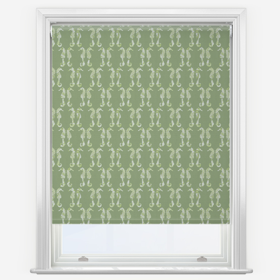 Sonova Studio Seahorse Algae Green Roller Blind