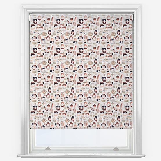 Sonova Studio Terra Cotta Ecru Roller Blind