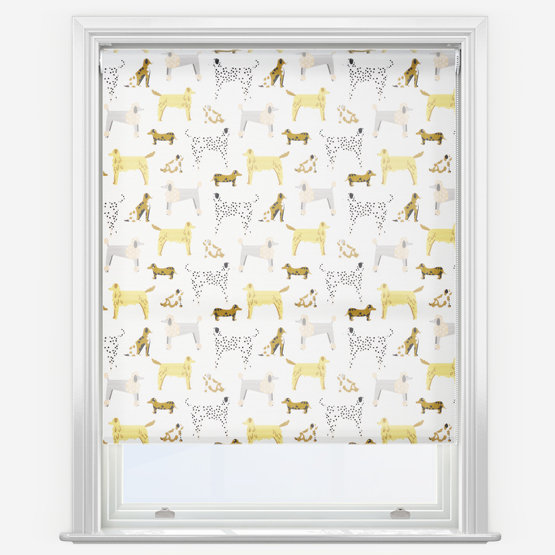 Sonova Studio Walk the Dog Ecru Roller Blind