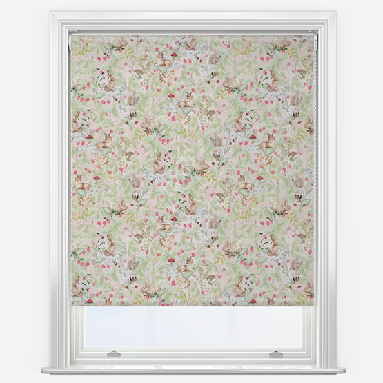 Sonova Studio Woodland Whimsy Blush Pink Roller Blind