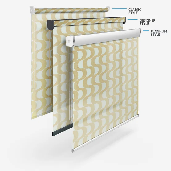 Wave Ochre roller