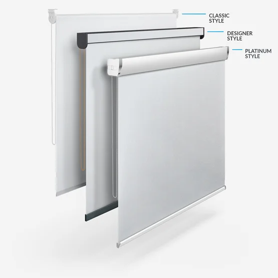 Coulisse Bergen Blackout White roller