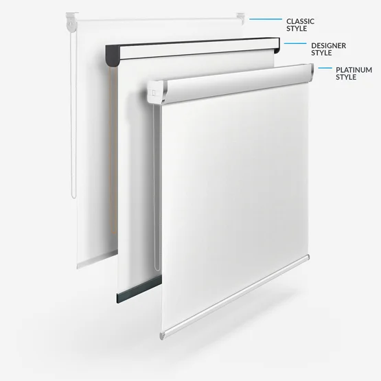Coulisse Detroit Blackout White roller