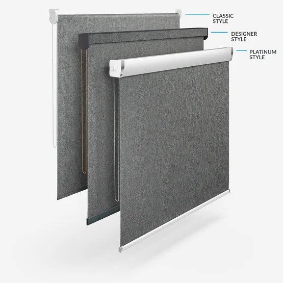 Coulisse Hampton Blackout Anthracite roller
