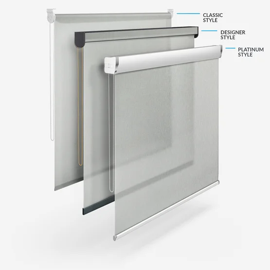 Coulisse Hampton Light Grey roller