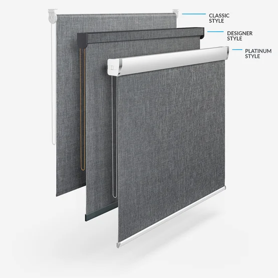 Coulisse Portofino Blackout Ash roller