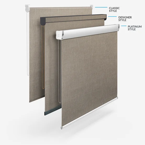 Coulisse Portofino Blackout Beige roller