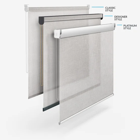 Coulisse Shanting Light Grey roller