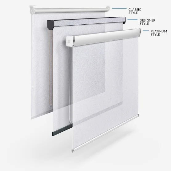 Petal Voile White roller