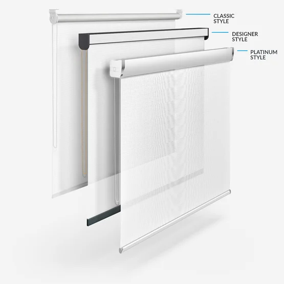 Voile FR White roller