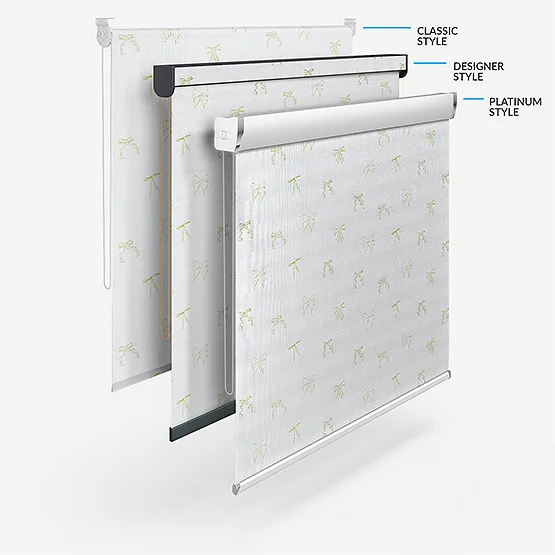 Sonova Studio Bows Matcha White roller