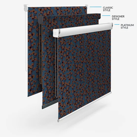 Sonova Studio Cotton Vine Blue Rust roller