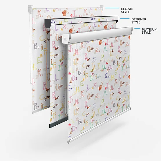 Sonova Studio Farm Alphabet White roller