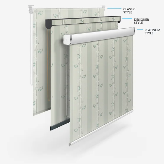 Sonova Studio Floral Cascade Sage roller
