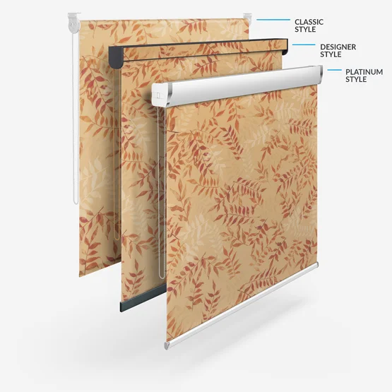 Sonova Studio Kaleidoscope Leaves Mustard roller