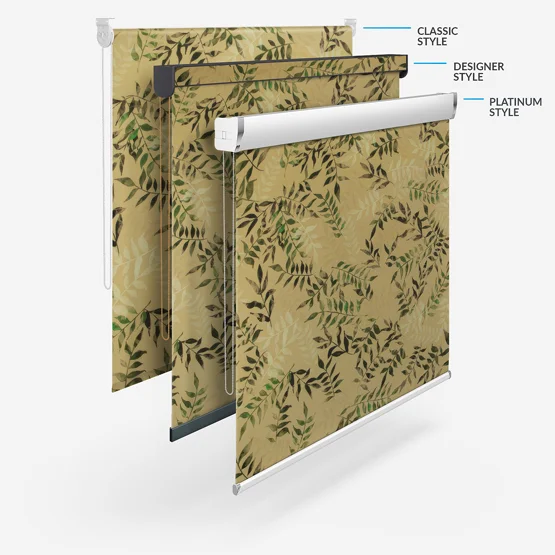 Sonova Studio Kaleidoscope Leaves Ochre roller