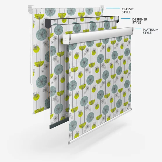 Sonova Studio Nordic Pods Duck Egg Chartreuse roller