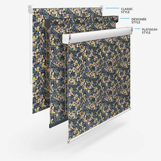 Sonova Studio Petal Pattern Midnight Blue roller