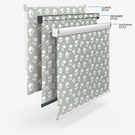 Sonova Studio Poppy Prune Sage roller