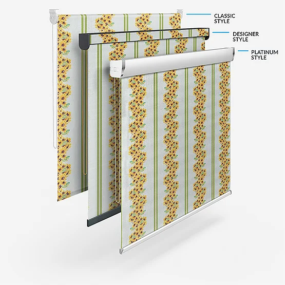Sonova Studio Sunflower Vine Linen roller