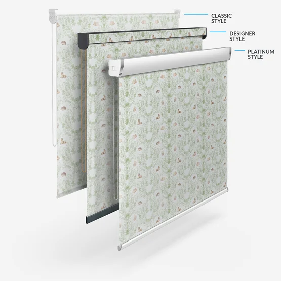 Sonova Studio Woodland Damask Fern Green roller