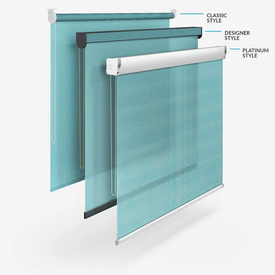 Deluxe Plain Ocean Green roller