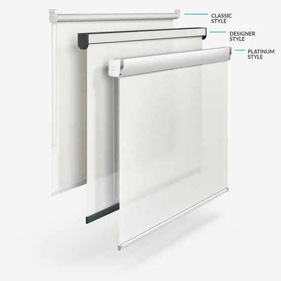 Deluxe Plain Pale Ecru roller