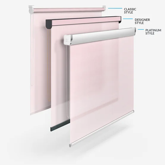 Deluxe Plain Peony Pink roller