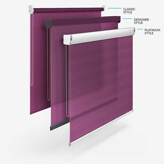 Deluxe Plain Plum roller