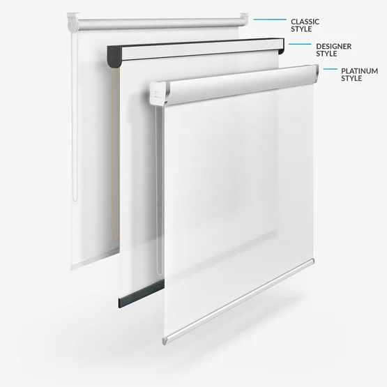 Deluxe Plain Porcelain White roller