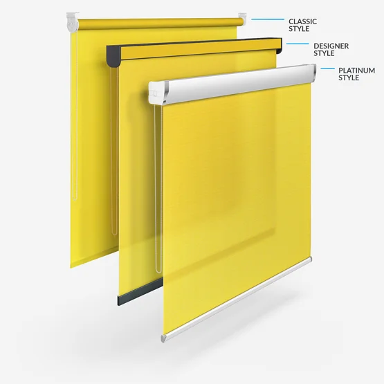 Deluxe Plain Sunshine Yellow roller