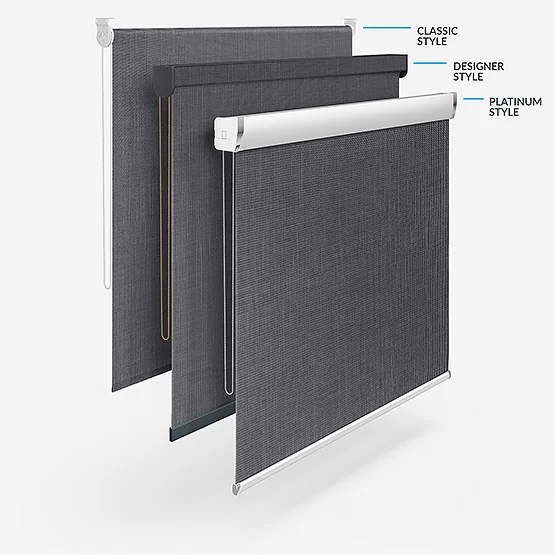 Flax Blackout New York Grey roller