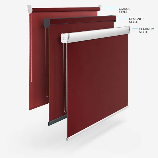Optima Blackout Merlot Red roller
