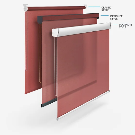 Optima Dimout Merlot Red roller
