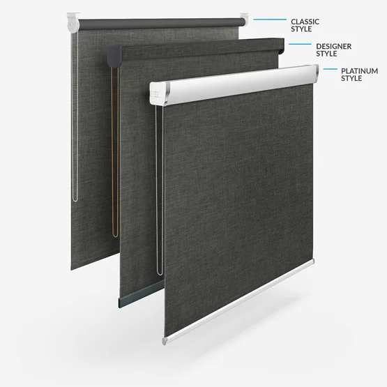 Voga Blackout Slate Grey Textured roller