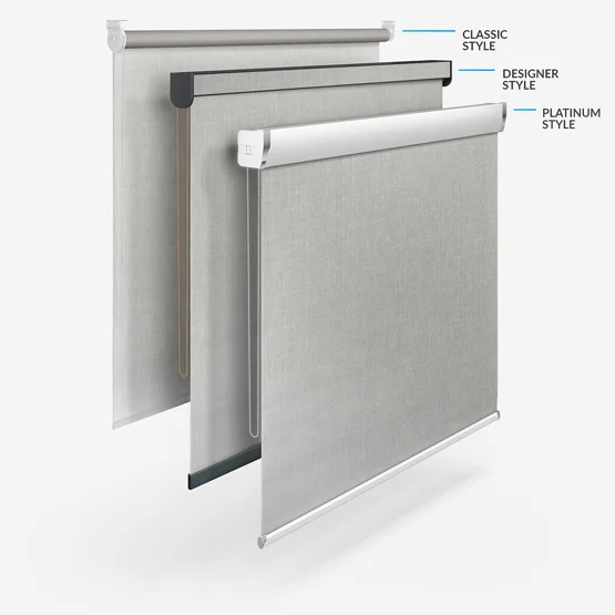 Voga Blackout Smoke Grey Textured roller