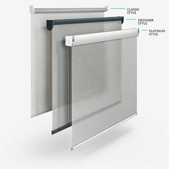 Voga Smoke Grey Textured roller