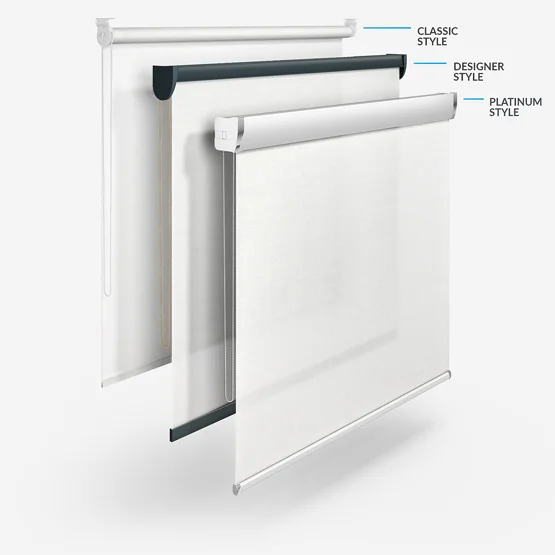 Voga White Textured roller