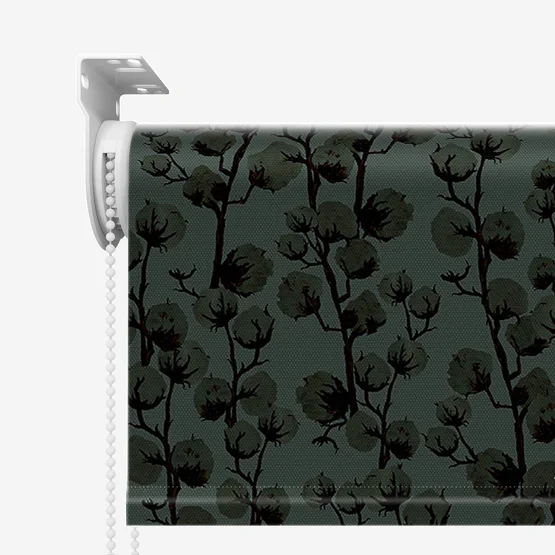 Sonova Studio Cotton Vine Forest Green roller